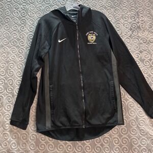 Nike Therma-FIT Fort Hays‎ State Basketball Zip Hoodie Men's Size Medium Black